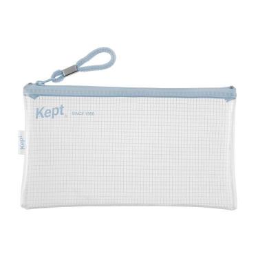 Kept クリアペンケース ブルーグレー