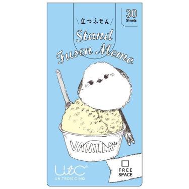 立つふせん シマエナガ