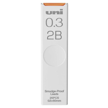 シャープ替芯 uni 0.3mm 2B