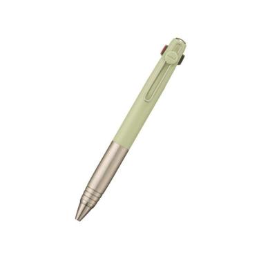 ユニボール ゼント フローモデル 3色ボールペン 0.38mm 水性 ヘアライングリーン