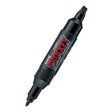 プロッキー（細字丸芯+太字角芯） 水性ペン 黒