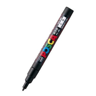 ポスカ 水性ペン 細字 丸芯 黒