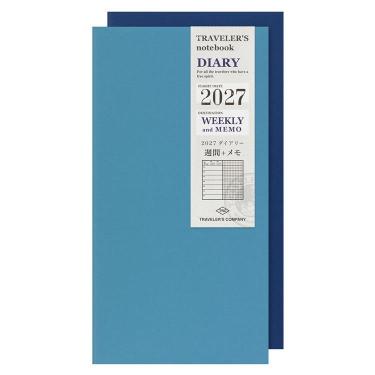 2027年1月始まり手帳 週間レフト レギュラーサイズ トラベラーズノート