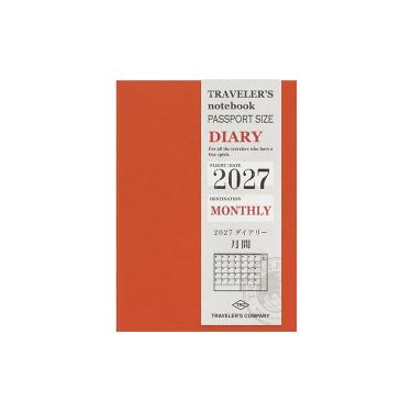 2026年12月始まり手帳 月間 パスポートサイズ トラベラーズノート