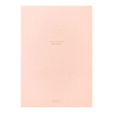 ペーパーパッド ドット方眼 A5 ピンク