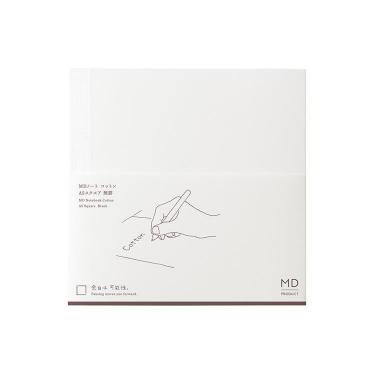 MDノート A5 スクエア コットン 無罫 A