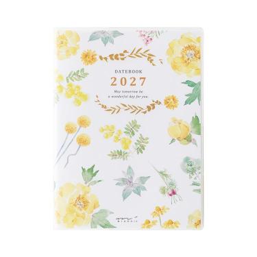 2027年1月始まり手帳 週間 A6 カントリータイム花柄