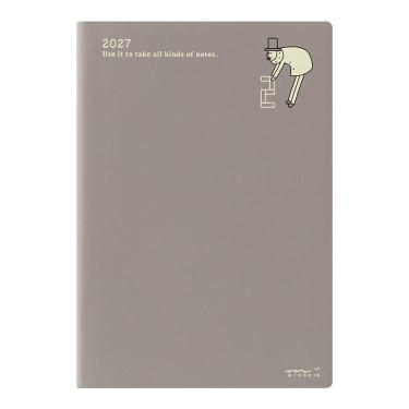 2027年1月始まり手帳 週間 B6 オジサン