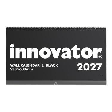 2027年1月始まりカレンダー イノベーター 壁掛け L 黒