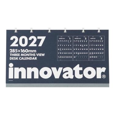 2027年1月始まりカレンダー イノベーター 卓上 3ヵ月