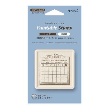 スタンプ 浸透印 カレンダー 月曜始まり