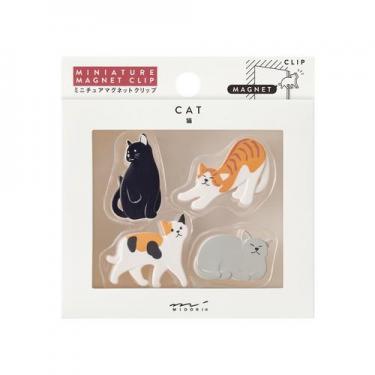 マグネットクリップ ネコ柄A
