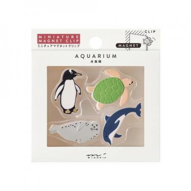 マグネットクリップ 水族館柄A