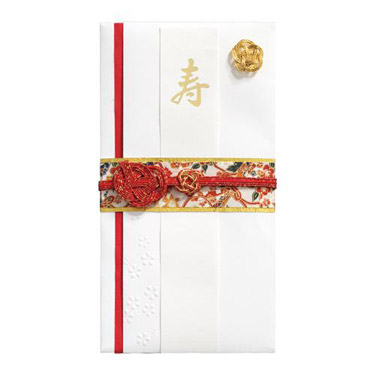 マルアイ 絢 和風金封 ご祝儀袋 白