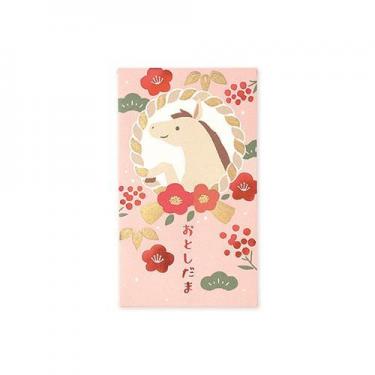 お年玉ぽち袋 金箔 干支 3枚入り