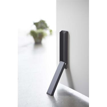 マグネット折り畳みドアストッパー ブラック smart(スマート)