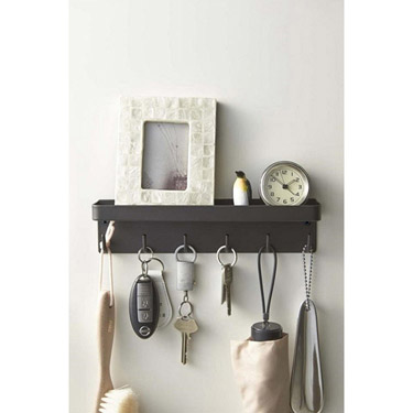 マグネットキーフック&トレイ ブラック smart(スマート)