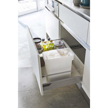 密閉 袋ごと米びつ 5kg 計量カップ付 ホワイト tower タワー