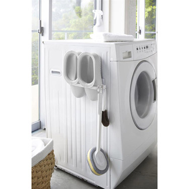 マグネット洗濯ハンガー収納ラック ホワイト tower タワー