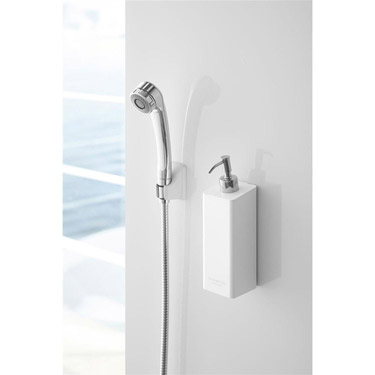 マグネット ディスペンサー シャンプー ホワイト 500ml tower タワー