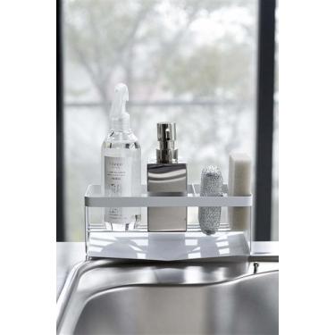 水が流れるスポンジ&ボトルホルダー ホワイト 5016 tower タワー