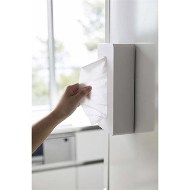 マグネットコンパクトティッシュケース ホワイト tower タワー