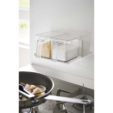 マグネット調味料ストッカーラック ホワイト tower タワー