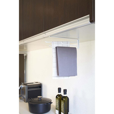 戸棚下布巾ハンガー ホワイト tower タワー