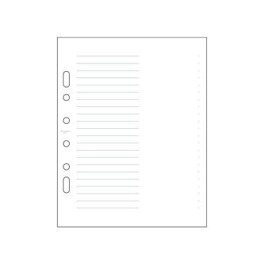 ミファ アレンジペーパーリフィル ハーフ横罫 30枚入り