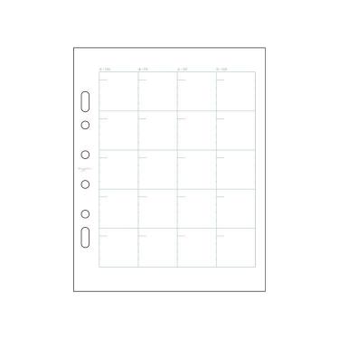 ミファ アレンジペーパーリフィル フリーマンスリー 15枚入り