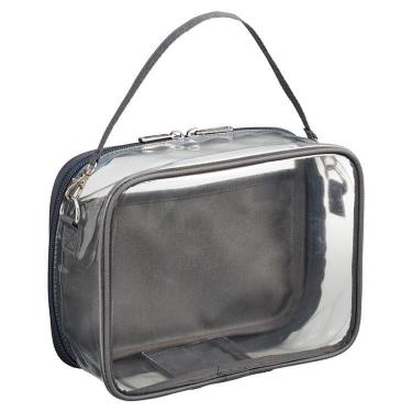 ミファ デコレーションボックスポーチ ワイド ブラック