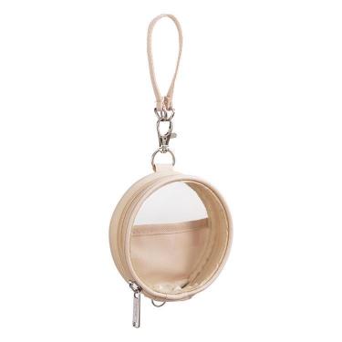 ミファ デコレーションサークルポーチ ベージュ