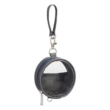 ミファ デコレーションサークルポーチ ブラック