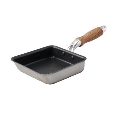 ピコットⅡ IHアルミミニエッグパン 12×14cm シルバー