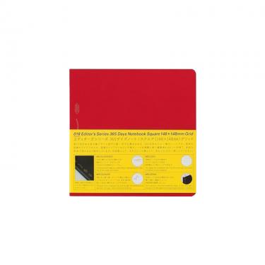 365デイズノート スクエア レッド【ロフト限定】