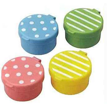 ミニカップ ドット&ボーダー 4P