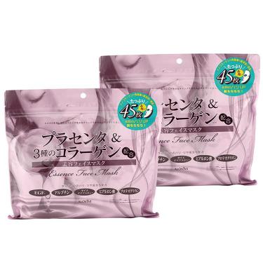 プラセンタ&コラーゲンフェイスマスク 2個セット【数量限定】
