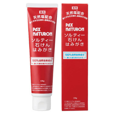 ソルティー石けんはみがき 120g