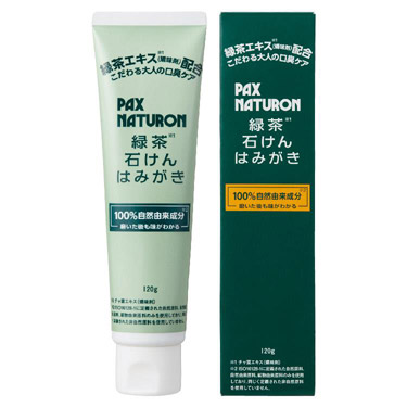 緑茶石けんはみがき 120g