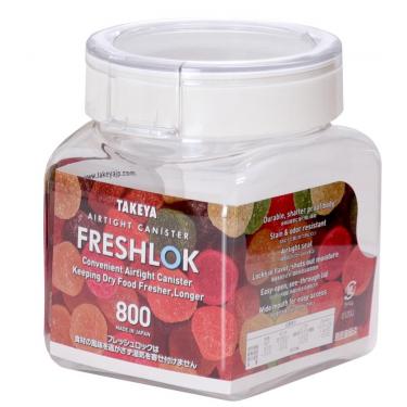 フレッシュロック角型800ml ホワイトパッキン フレッシュロック