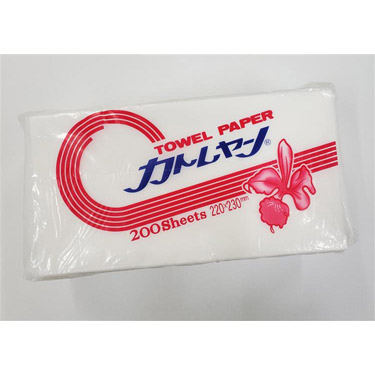ペーパータオル 200枚入り カトレヤーノ
