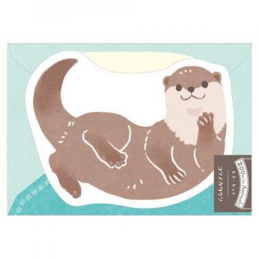 レターセット ズームインアニマル コツメカワウソ