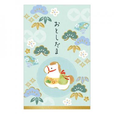 年賀ポチ袋 箔 そら午 2枚入り