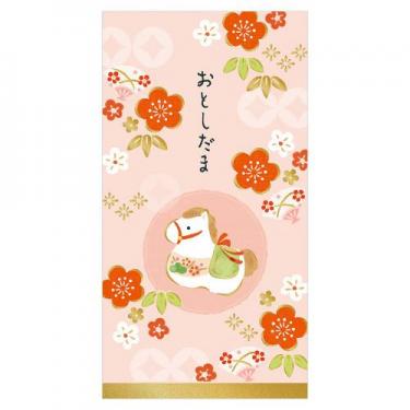 年賀のし袋 箔 もも午 2枚入り