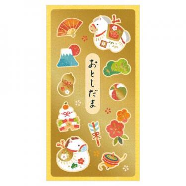 年賀のし袋 箔 吉祥午 2枚入り