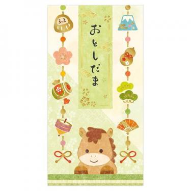 年賀のし袋 箔 吊るし飾り 2枚入り