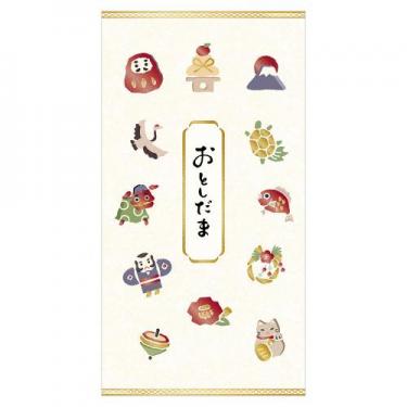 年賀のし袋 箔 迎春 2枚入り