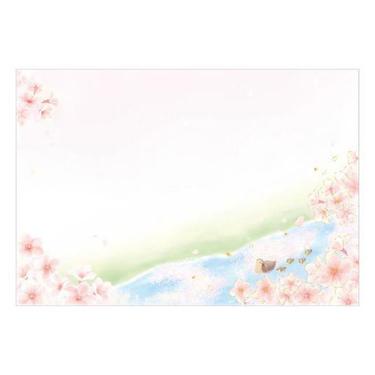 春柄 封筒 春色 春はこぶ花筏