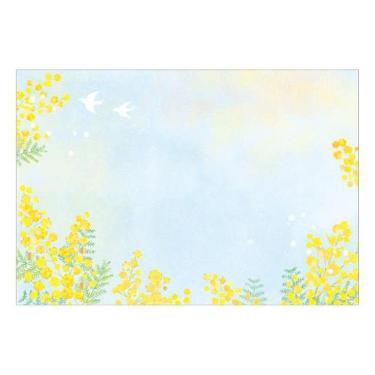 春柄 封筒 春色 ミモザの香り