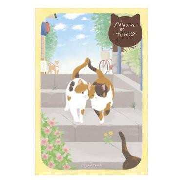 ポストカード にゃんとも したまち